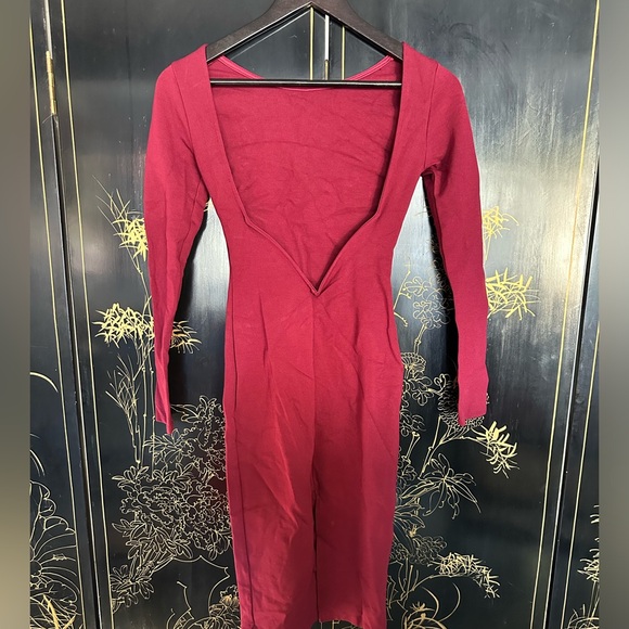 Dark red dress - Picture 2 of 2